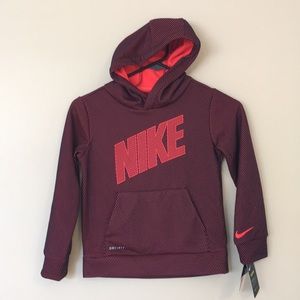 🔹NWT Nike Mesh Therma pullover Hoodie Boys